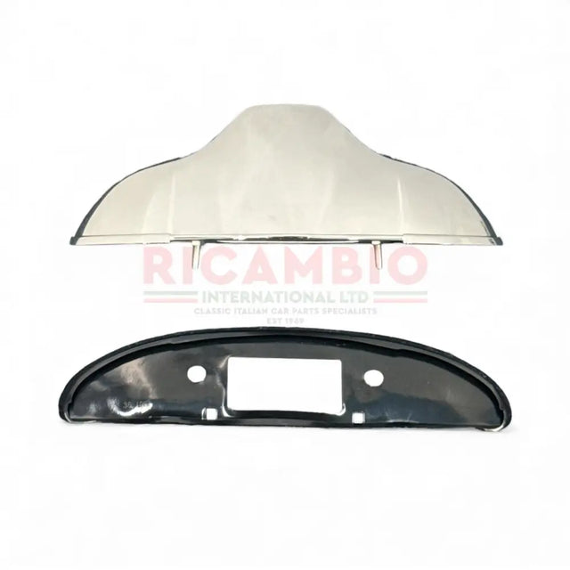 Chrome Number Plate Lamp (Plastic) - Classic Fiat 500,600,Multipla - Lights - Lamps and Lenses