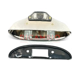 Chrome Number Plate Lamp (Plastic) - Classic Fiat 500,600,Multipla - Lights - Lamps and Lenses