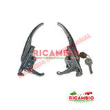 Chrome Outer Door Handle Kit - Fiat 600 - Handles - Locks and Catches