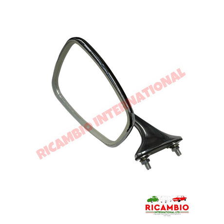 Chrome Oval Mirror (Bolt-On) - Autobianchi Bianchina - Mirrors