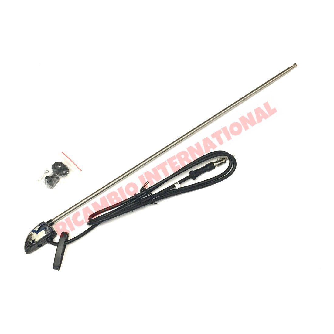 Chrome Pillar Aerial Kit - Classic Fiat 500,126,600,850,900 plus many more applications - Fiat 126 Ignition &