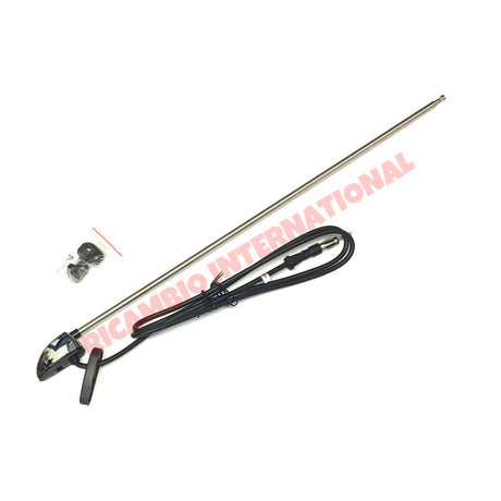 Chrome Pillar Aerial Kit - Classic Fiat 500,126,600,850,900 plus many more applications - Fiat 126 Ignition &