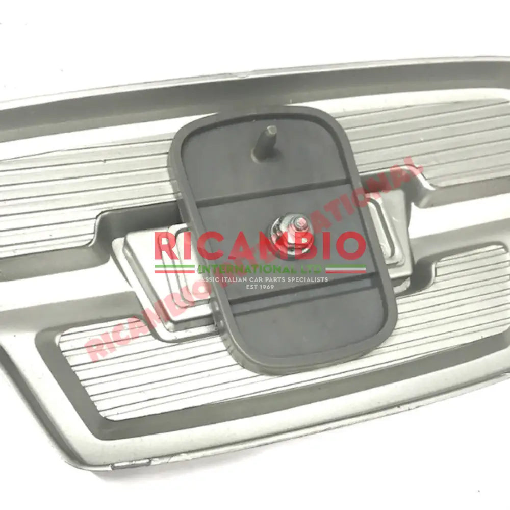 Chrome Plastic Front Panel Badge - Classic Fiat 500 - Classic Fiat 500 Parts & Spares