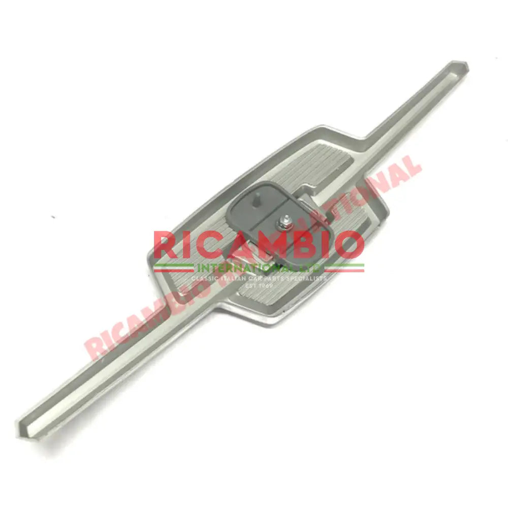 Chrome Plastic Front Panel Badge - Classic Fiat 500 - Classic Fiat 500 Parts & Spares