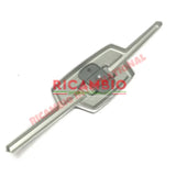 Chrome Plastic Front Panel Badge - Classic Fiat 500 - Classic Fiat 500 Parts & Spares