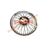 Chrome Plastic Hub Caps (Set of 4) - Classic Fiat 500 - Chrome - Aluminium & Exterior Trim Parts