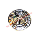 Chrome Plastic Hub Caps (Set of 4) - Classic Fiat 500 - Classic Fiat 500 Parts & Spares