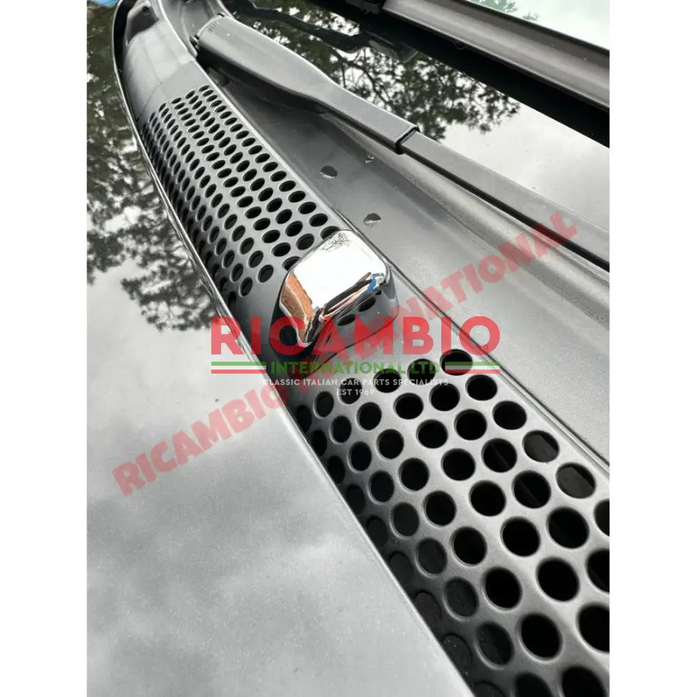 Chrome Plastic Washer Jet Cover Kit - New Fiat 500 all models - Accessories