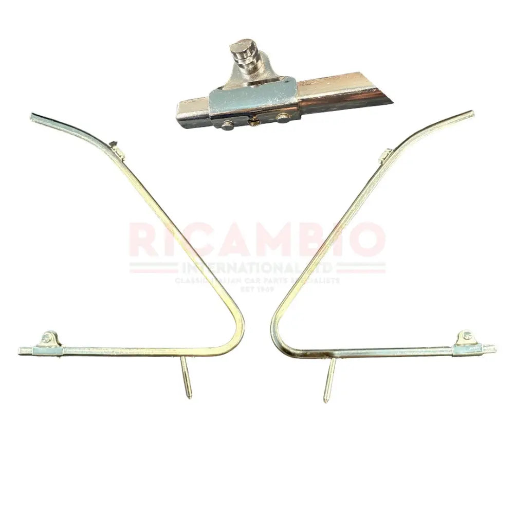 Chrome Quarter Light Frame Kit (BUDGET QUALITY) - Classic Fiat 500