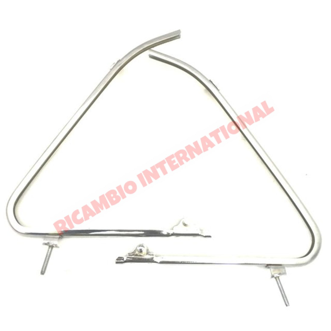Chrome Quarter Light Frame Kit - Classic Fiat 500 N - Glass & Associated Parts