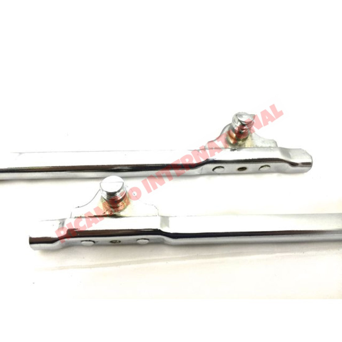 Chrome Quarter Light Frame Kit - Classic Fiat 500 N - Glass & Associated Parts