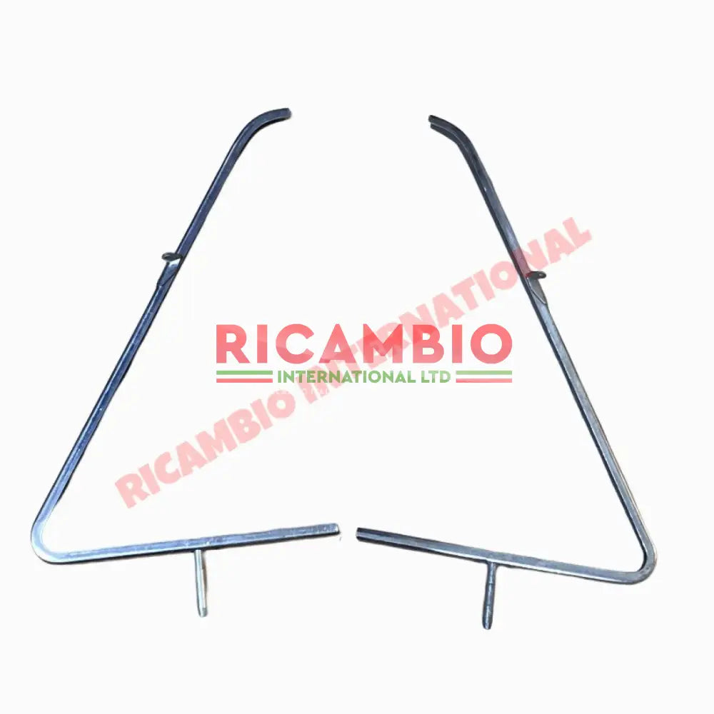 Chrome Quarter Light Frame Kit - Fiat 850T - Exterior Trim