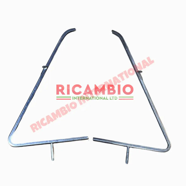 Chrome Quarter Light Frame Kit - Fiat 850T - Exterior Trim