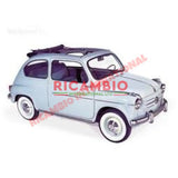 Chrome Rear Bumper - Fiat 600 - Chrome - Aluminium & Exterior Trim Parts