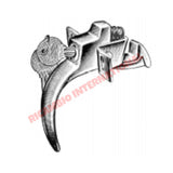 Chrome Rear Engine Lid Lock Handle & Keys - Classic Fiat 500 - Handles - Locks and Catches