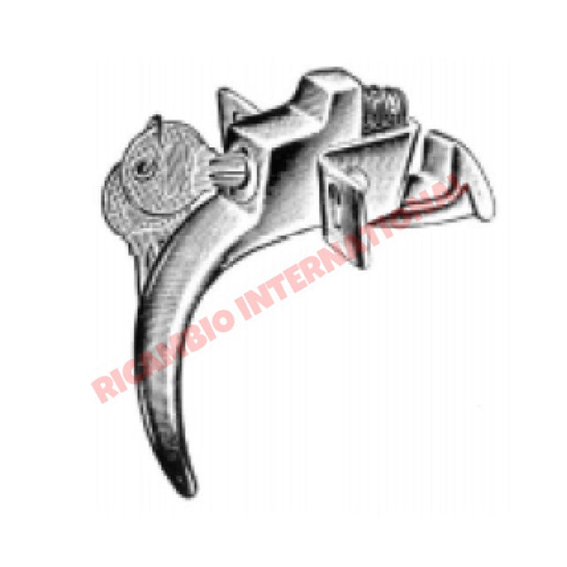 Chrome Rear Engine Lid Lock Handle & Keys - Classic Fiat 500 - Handles - Locks and Catches