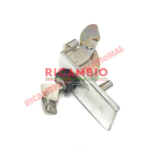 Chrome Rear Engine Lid Lock & Keys - Fiat 126 - Handles - Locks and Catches