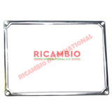 Chrome Rear Number Plate Frame & Fittings - Classic Fiat 500 126 600 850 - Bumpers & Assorted Exterior Trim