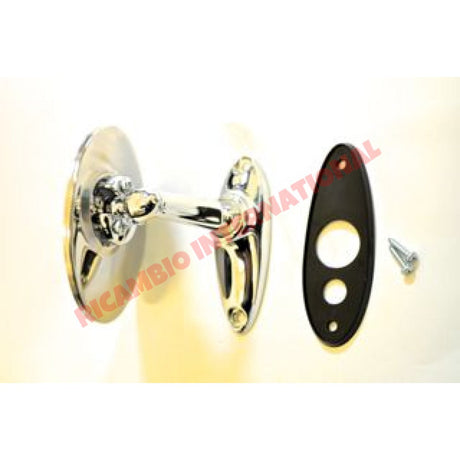 Chrome Round Mirror (Bolt-on) - Classic Fiat 500,126,600,850,124 - Mirrors
