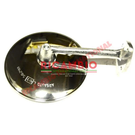 Chrome Round Mirror - Classic Fiat 500 Giardiniera - Classic Fiat 500 Parts & Spares