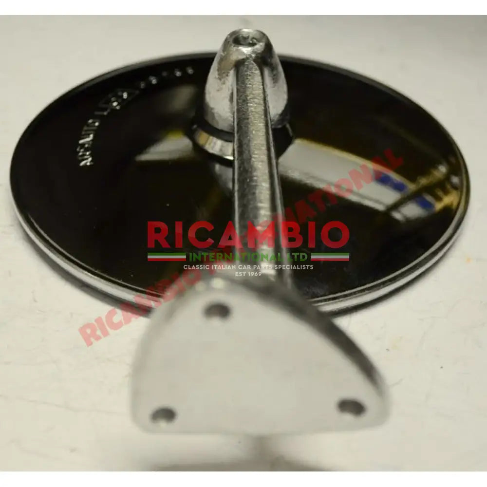 Chrome Round Mirror - Classic Fiat 500 Giardiniera - Classic Fiat 500 Parts & Spares