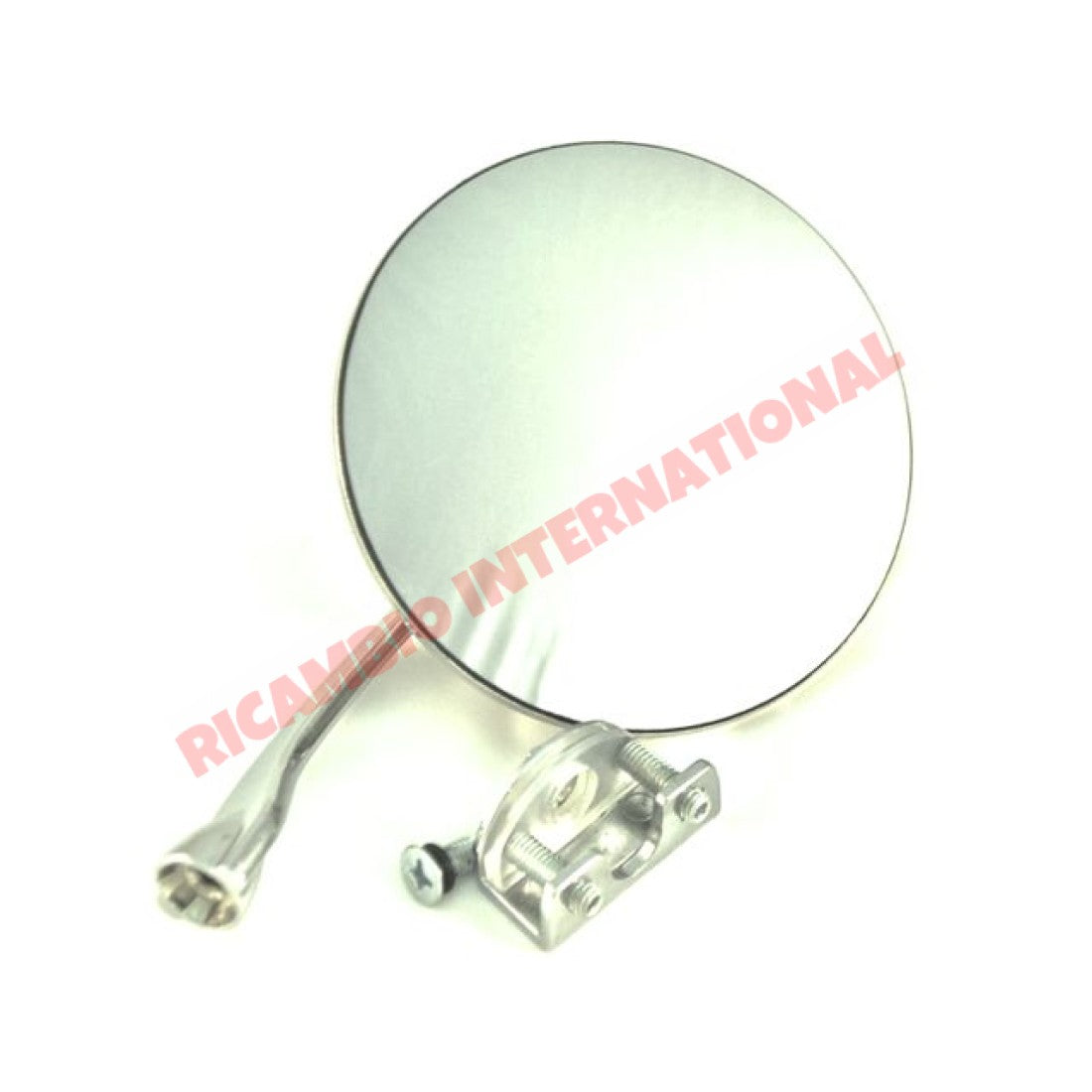 Chrome Round Mirror (Clip-on) - Classic Fiat 500,600,850 - Mirrors