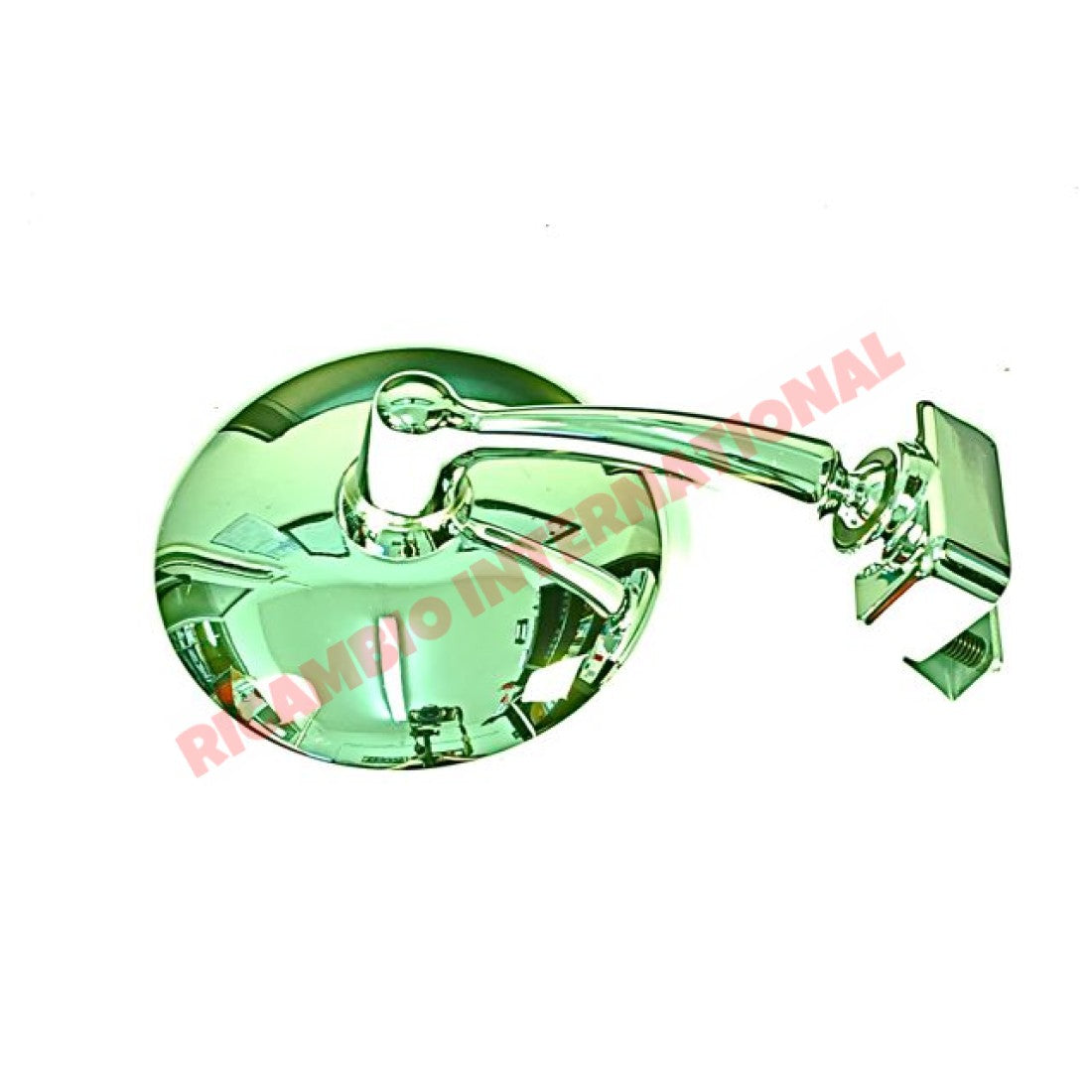 Chrome Round Mirror (Clip-on) - Classic Fiat 500,600,850 - Mirrors