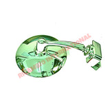 Chrome Round Mirror (Clip-on) - Classic Fiat 500,600,850 - Mirrors