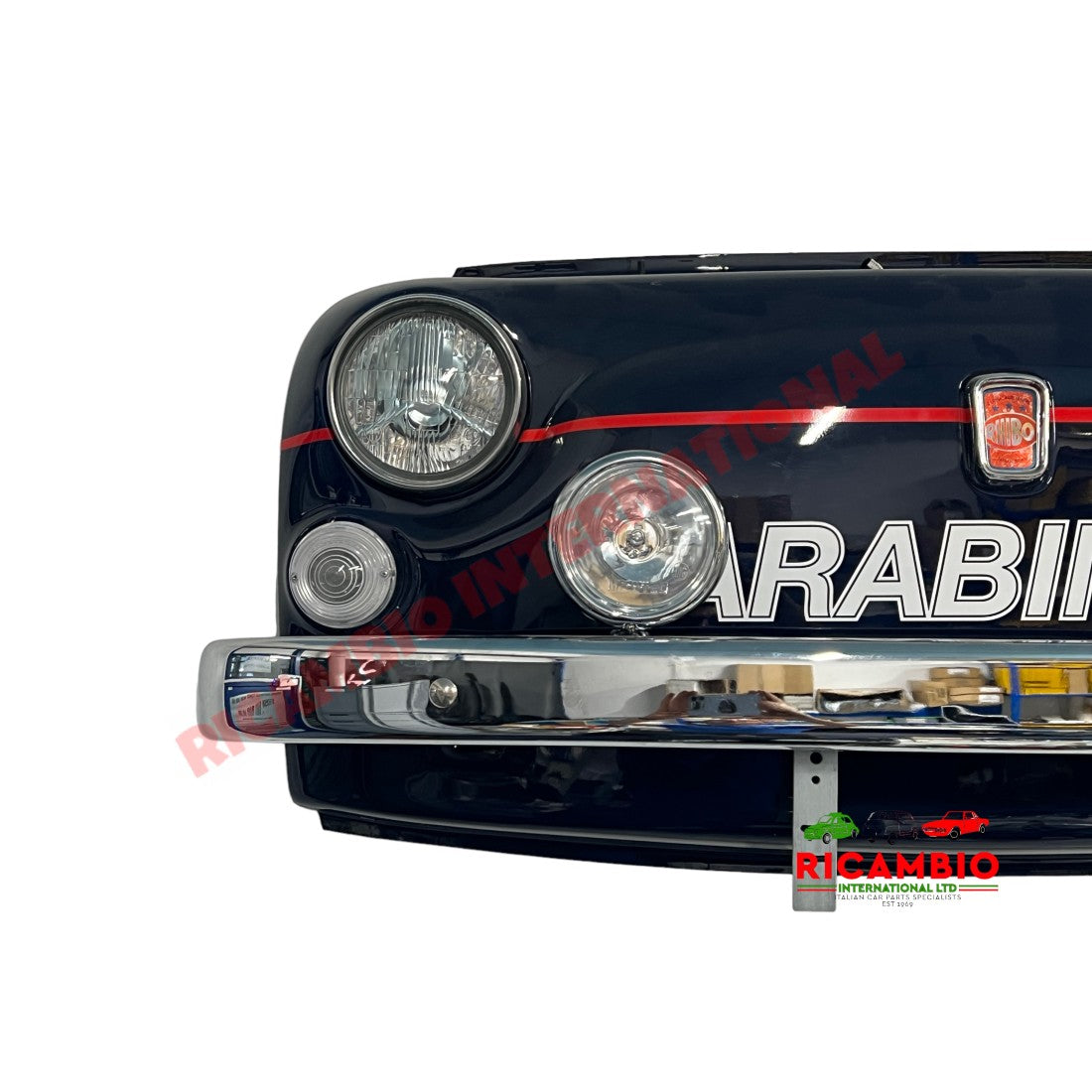 Chrome Spotlight Kit (2) - Classic Fiat 500,600,850 plus many others - Lights - Lamps and Lenses