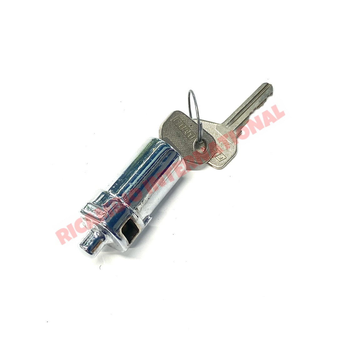 Chrome Tailgate Lock & Keys - Fiat 127 - Handles - Locks and Catches