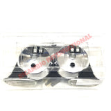 Chrome Twin Horn Kit - Classic Fiat Lancia Alfa Romeo Autobianchi - Car Care Products