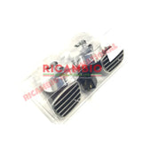 Chrome Twin Horn Kit - Classic Fiat Lancia Alfa Romeo Autobianchi - Car Care Products