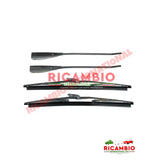 Chrome Wiper Arm and Blade Kit (LHD/Bolt on) - Classic Fiat 500 600 - Wiper - Washers & Associated Items