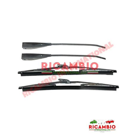 Chrome Wiper Arm and Blade Kit (RHD/Bolt on) - Classic Fiat 500 600 - Wiper - Washers & Associated Items