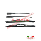 Chrome Wiper Arm and Blade Kit (RHD/Push on) - Classic Fiat 500 126 - Wiper - Washers & Associated Items