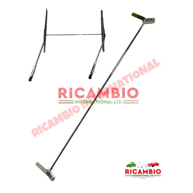 Chrome Wiper Arm Linkage - Classic Fiat 500 - Modifications