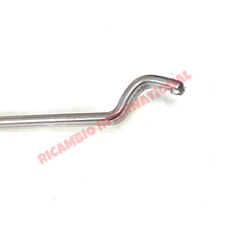 Chrome Wiper Arm WITH STEP FITTING (6mm/LHD/Bolt on) - Classic Fiat 500 600 1100 - Wiper - Washer & Associated Parts