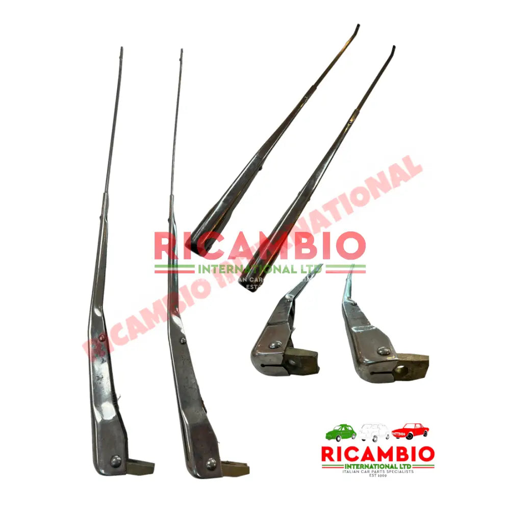 Chrome Wiper Arms LHD (2) - Fiat & Lancia - Bolt-on Wiper Arms
