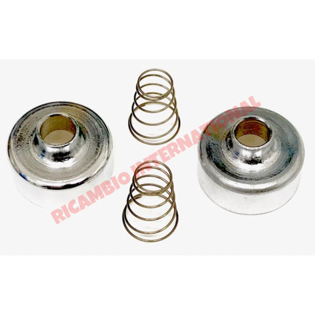 Chrome Wiper Cap & Spring Kit - Classic Fiat 500 - Wiper - Washers & Associated Items