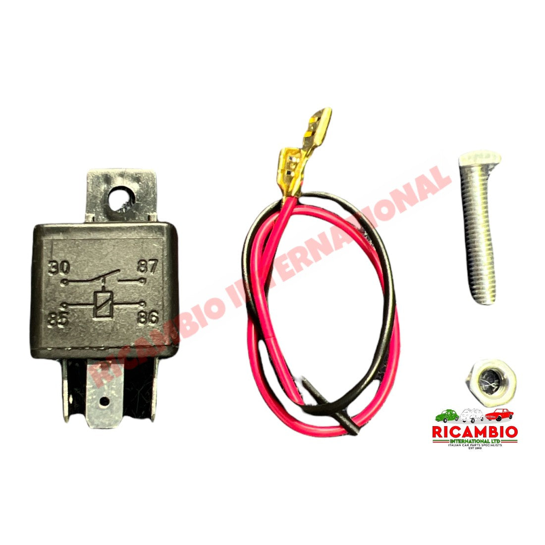 Classic Car Chrome Klaxon Horn - Classic Fiat 500 600 850 900 - Fiat 600 Ignition & Electrical Items