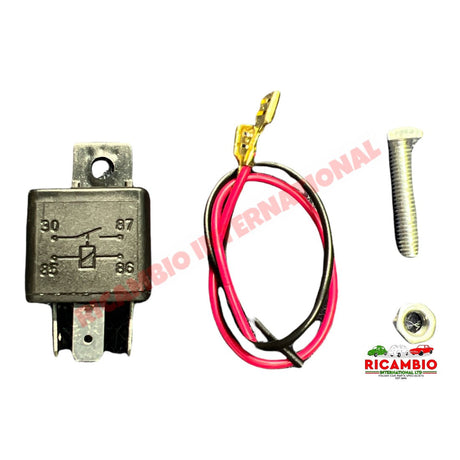 Classic Car Chrome Klaxon Horn - Classic Fiat 500 600 850 900 - Fiat 600 Ignition & Electrical Items