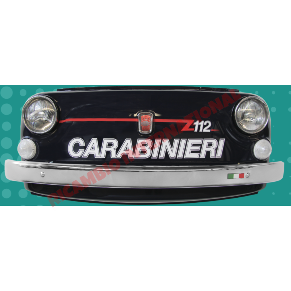 Classic Fiat 500 Hanging Wall Decoration Furniture - Toys - Gifts & Novelty Items