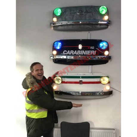 Classic Fiat 500 Hanging Wall Decoration Furniture - Toys - Gifts & Novelty Items