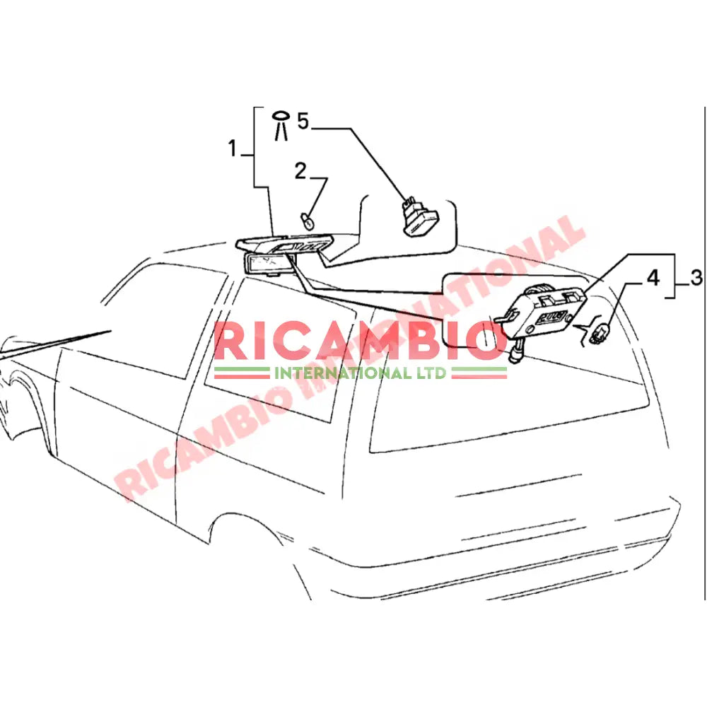 Clock - Lancia Y10 - Lancia Y10