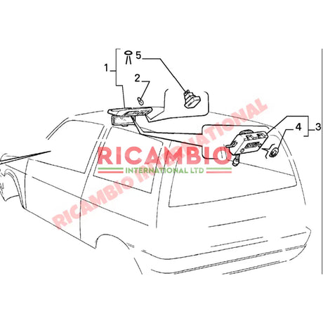 Clock - Lancia Y10 - Lancia Y10