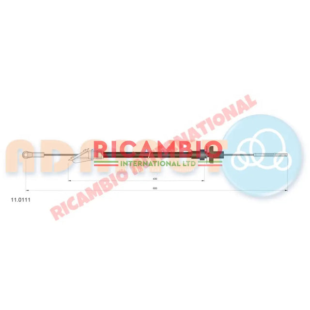 Clutch Cable - Fiat Panda 30 (650cc) - Clutch & Transmission Parts