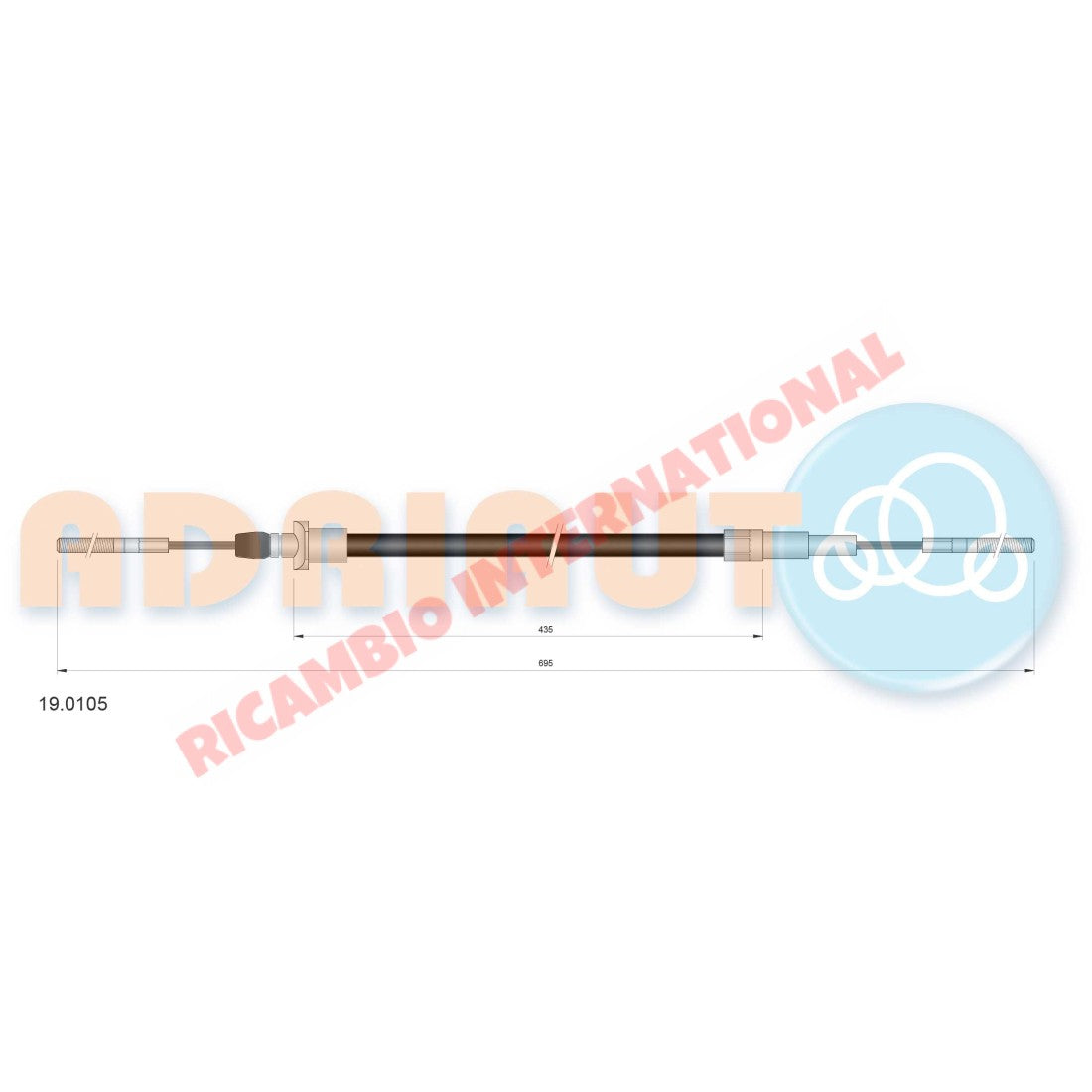 Clutch Cable - Lancia Fulvia,Flavia - Lancia Fulvia Cables