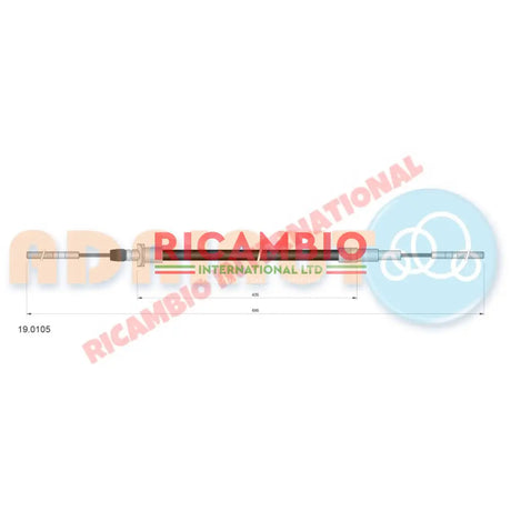 Clutch Cable - Lancia Fulvia,Flavia - Lancia Fulvia Cables