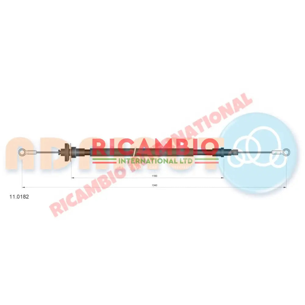 Clutch Cable LHD - Fiat 130 - Cables