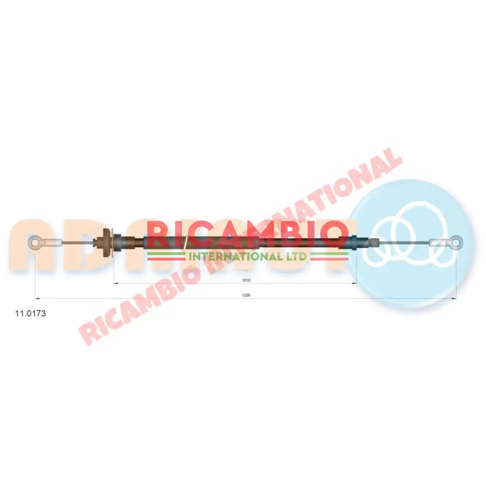 Clutch Cable LHD - Fiat Dino - Fiat Dino